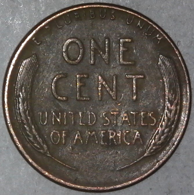1957-D-Wheat-Cent-With-Nice-Huge-Retained-Interior-Die-Break-On-Head!